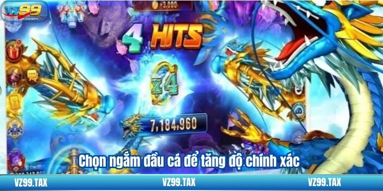 Chọn ngắm đầu cá để tăng độ chính xác