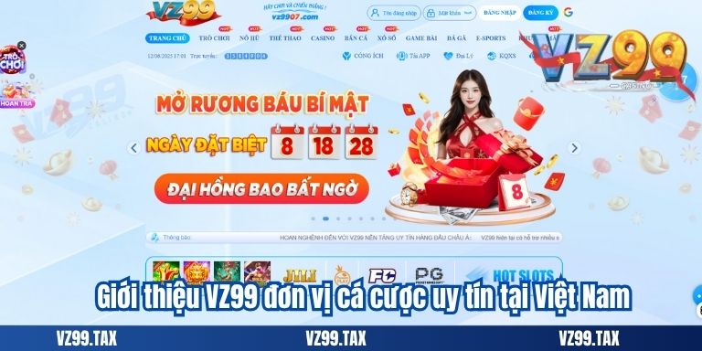 Giới thiệu VZ99 đơn vị cá cược uy tín tại Việt Nam
