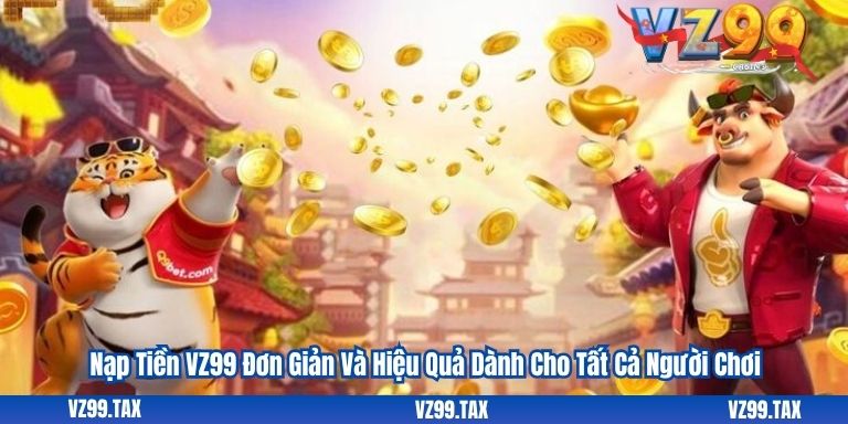 Nạp Tiền VZ99 Đơn Giản Và Hiệu Quả Dành Cho Tất Cả Người Chơi