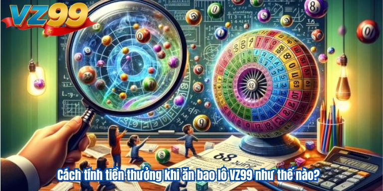 Cách tính tiền thưởng khi ăn bao lô VZ99 như thế nào?