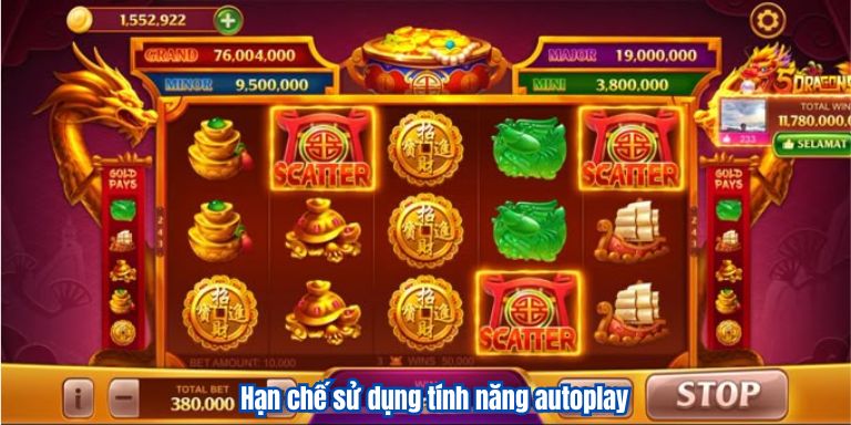 Hạn chế sử dụng tính năng autoplay